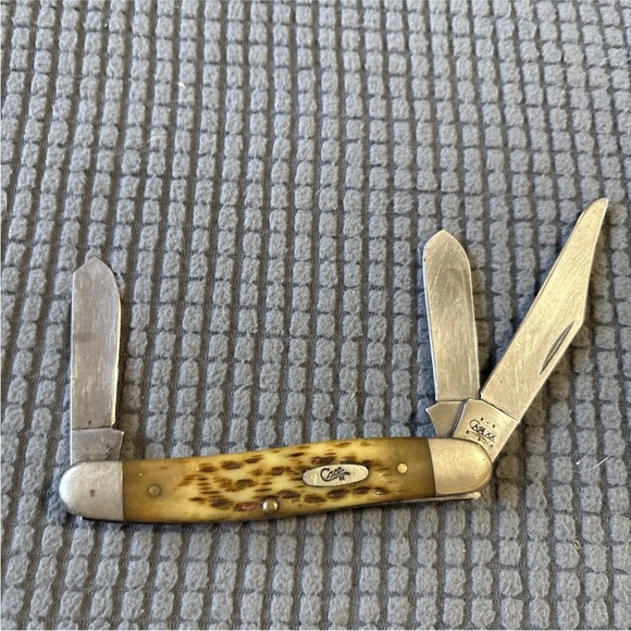Case XX 6347 HP - 3 blade vintage SSP Stockman made 1980’s